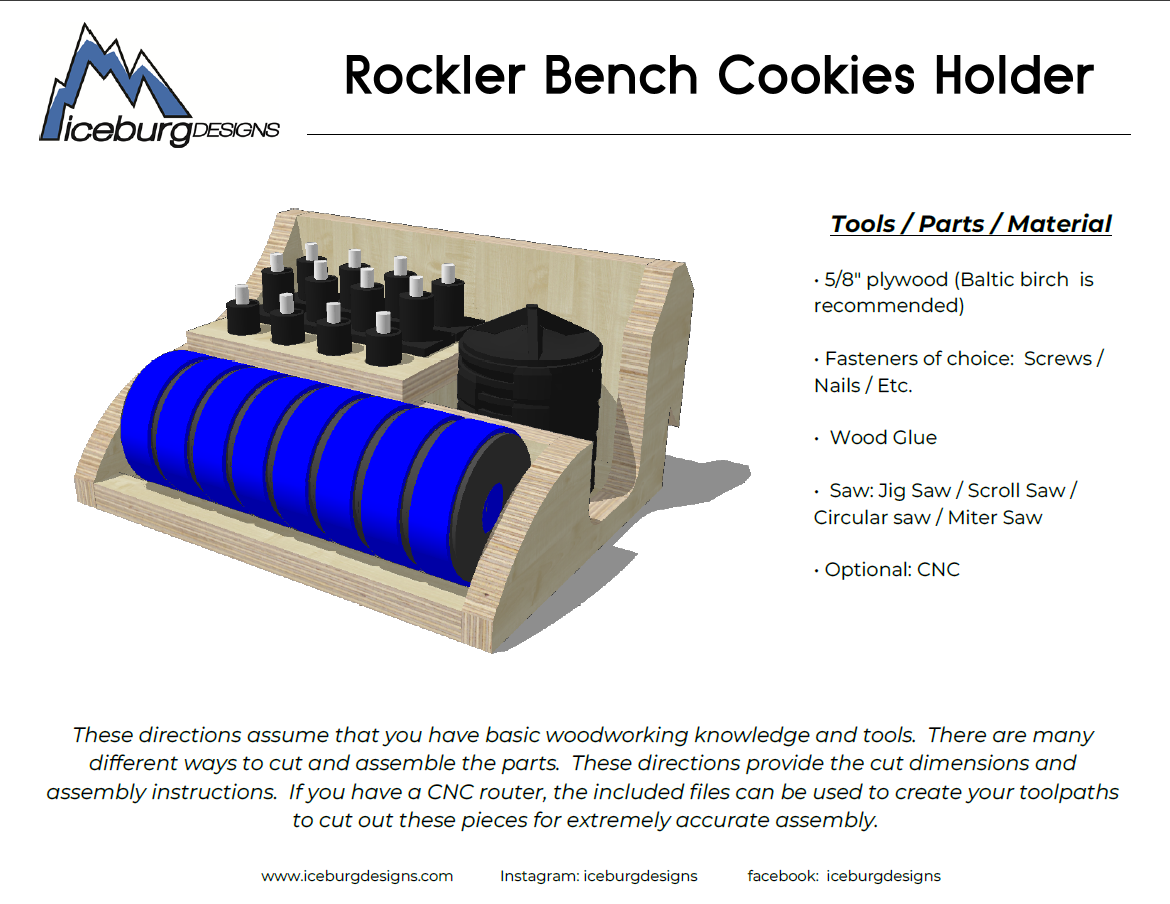 Rockler Bench Cookies